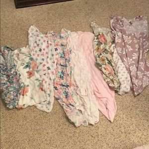 11 boutique muslin swaddle blankets lot